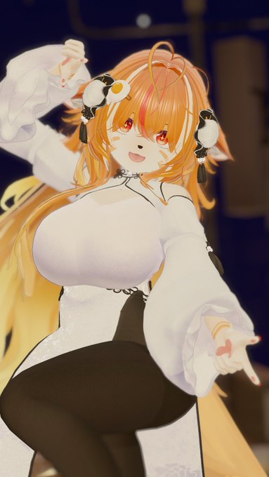 露出が低いチャイナ服探してたからめちゃくちゃ嬉しい…胸部分だけ別のお洋服からの移植ですがもう最高です…☺️☺️☺️☺️☺️ 