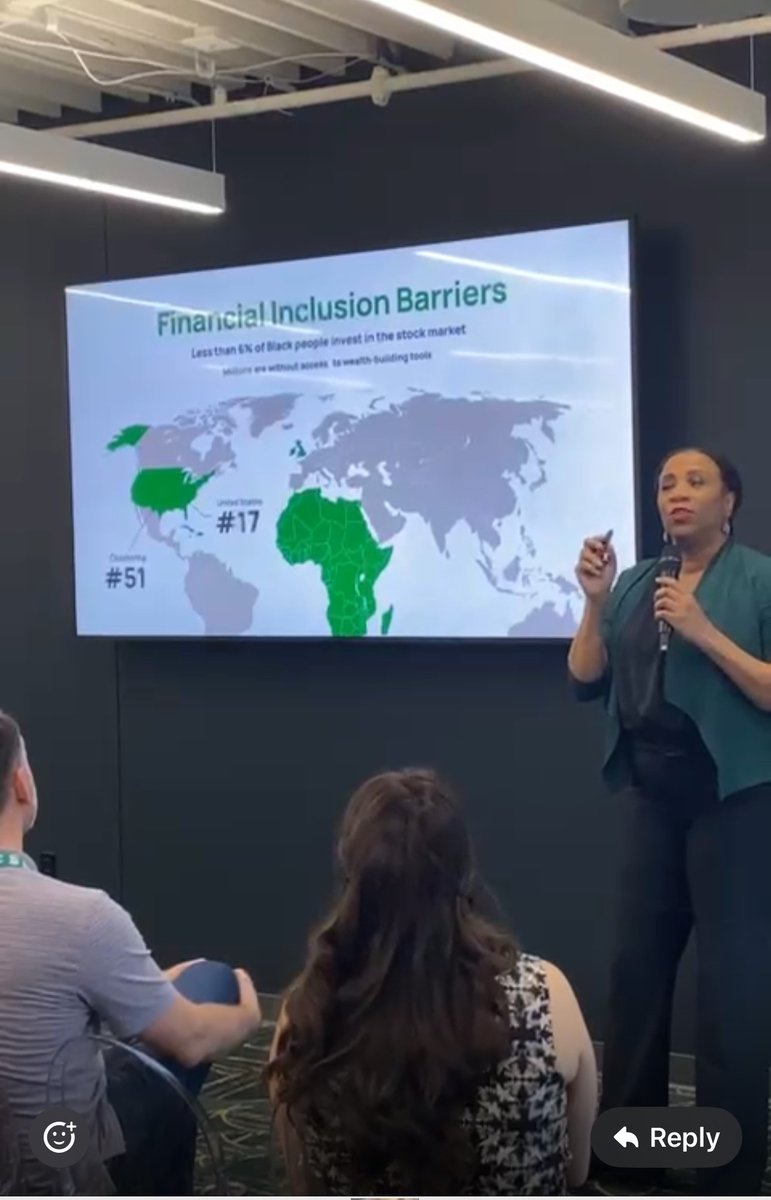 wekeza's tweet image. Our CEO, @sabrinalamb  took the stage at the Midcon VC Summit’s #InvestorReveal to honor the past &amp;amp; build the future. Wekeza delivers multilingual financial education &amp;amp; investing access across the Diaspora. Grateful to @Techstars Tulsa &amp;amp; Devon Fanfair. #Wekeza #BuildInTulsa