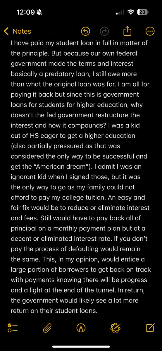 Just my two cents on the student loan debate as a 2011 college graduate. #studentloan #loans #HigherEducation <a href="/WhiteHouse/">The White House</a> <a href="/AOC/">Alexandria Ocasio-Cortez</a> <a href="/BernieSanders/">Bernie Sanders</a> <a href="/ewarren/">Elizabeth Warren</a>
