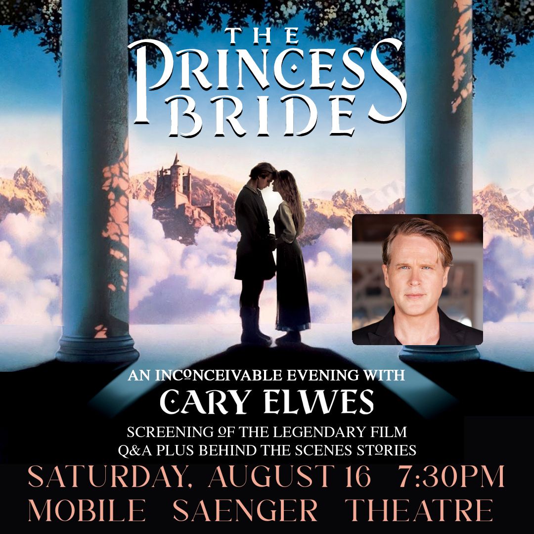 After you get your pre-sale tickets, grab a killer hardback copy of The Princess Bride from our pals at The <a href="/HBS_Mobile/">The Haunted Book Shop</a>! Seats up now at bit.ly/cary25 with code CARY25

#MobileAlabama #MobileAL #MobileCounty #BaldwinCounty #GulfCoast #DowntownMobile #Pensacola #Biloxi