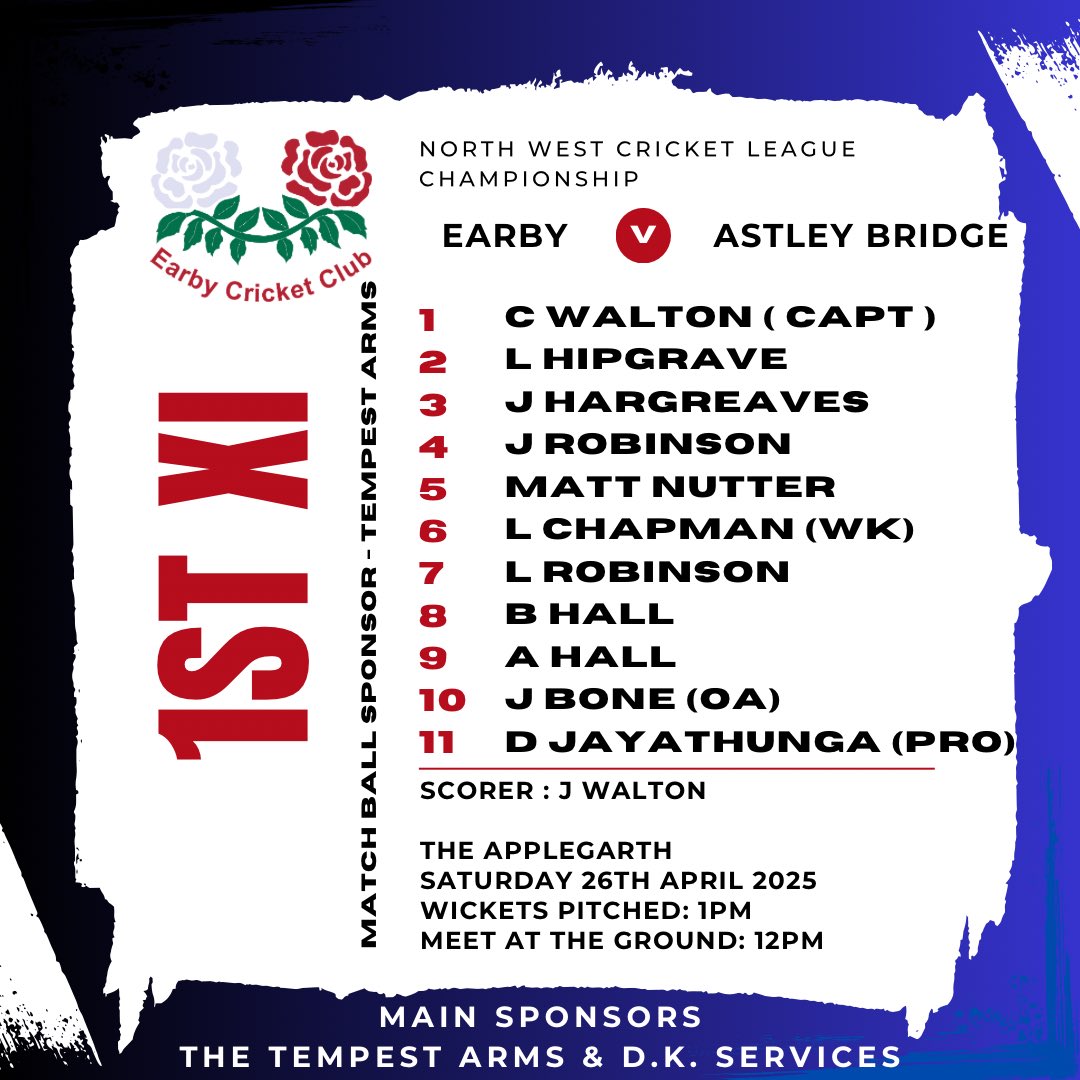 Earby CC 🔴⚪️🏏 tweet media