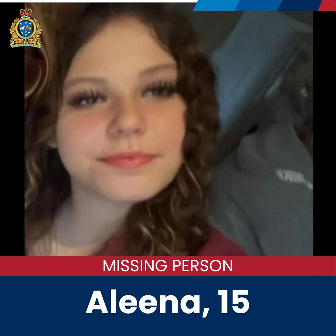 WRPSToday's tweet photo. MISSING PERSONS\\ We are continuing to search for Aleena, 15, and Sophia, 17.

Aleena is described as 5'6'', with an athletic build and long curly brown hair.
Sophia is described as 5'4", with a slim build and long dark hair.

Investigators believe that they are in the Toronto, Etobicoke, and Mississauga areas.

Anyone with information is asked to call police, or, to remain anonymous, @waterloocrime.

WA25083759 (922), WA25080557 (922)