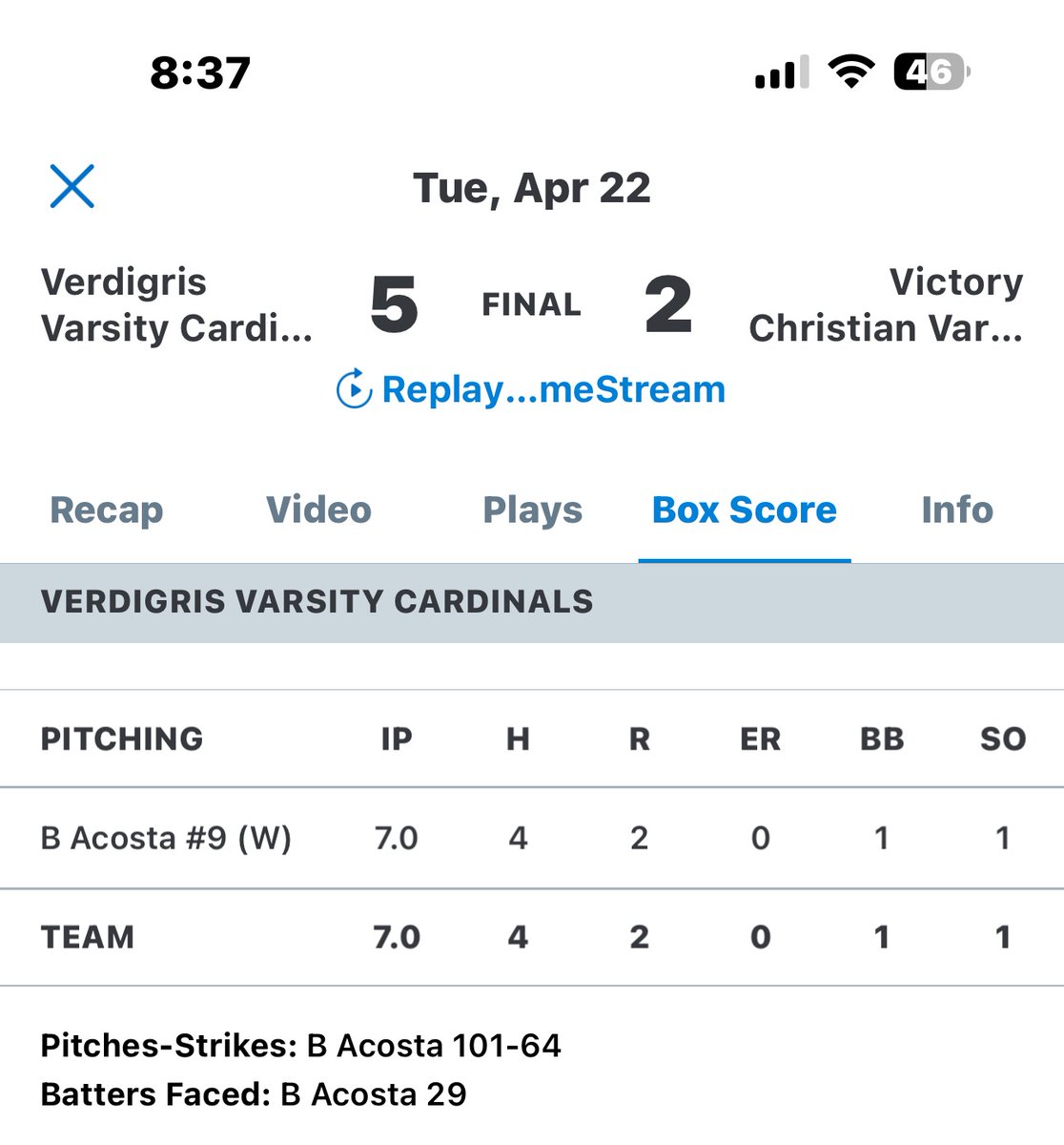 Boston Acosta ‘26 with another dominant outing! The lefty is locked in and continues to impress every time he takes the mound.🔥👀 
#canesbaseball #canesway #Canes 
<a href="/canes_oklahoma/">Canes Oklahoma</a>