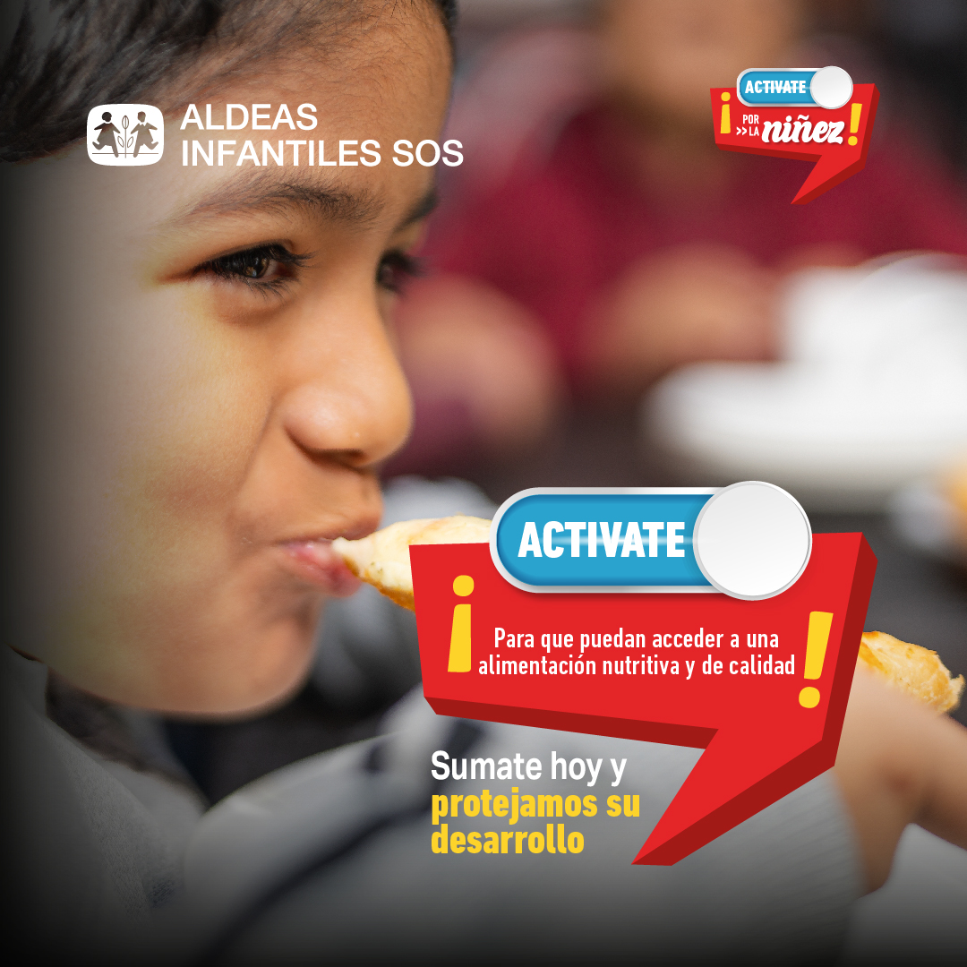 En Argentina, más de 1 millón de niños y niñas dejaron de consumir una de sus comidas diarias debido a la falta de ingresos en sus familias

Juntos podemos cambiar esta realidad. Activate ingresando a👉 aldeasinfantiles.org.ar/activatucompro…

#ActivaTuCompromiso #PorLaNiñez #AldeasInfantilesSOS