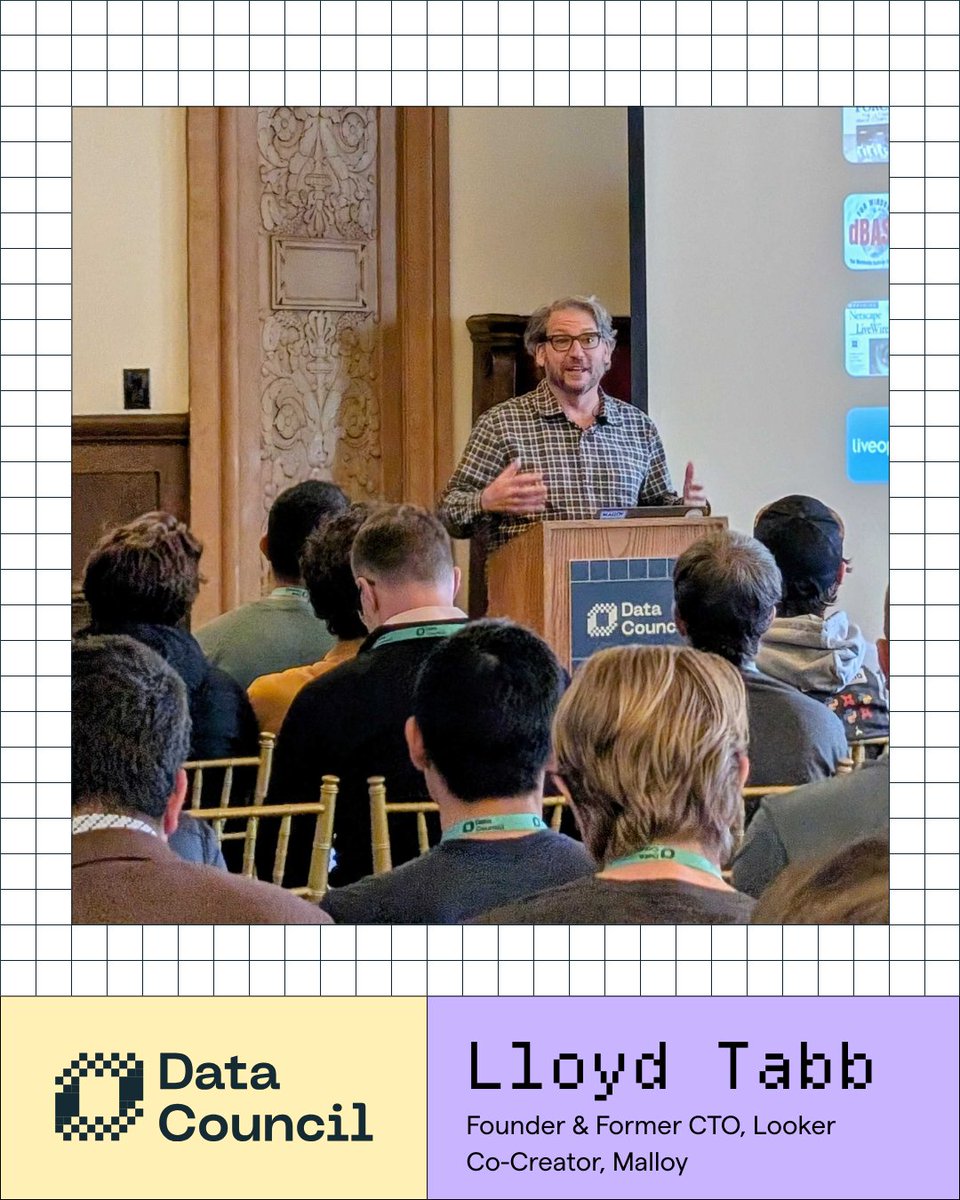 Data Council (@datacouncilai) on Twitter photo In the tabb vs. spaces debate, <a href="/lloydtabb/">lloyd tabb</a> leaves no doubt!
Would have been a convenient time to skip the coffee queue because the room was PACKED.
#DataCouncil25 In the tabb vs. spaces debate, <a href="/lloydtabb/">lloyd tabb</a> leaves no doubt!
Would have been a convenient time to skip the coffee queue because the room was PACKED.
#DataCouncil25
