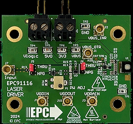 PwrElectronics's tweet image. EPC Introduces the EPC91116 #LaserDriver Board for #Automotive and #Industrial #iToF Applications powerelectronicsnews.com/epc-introduces…