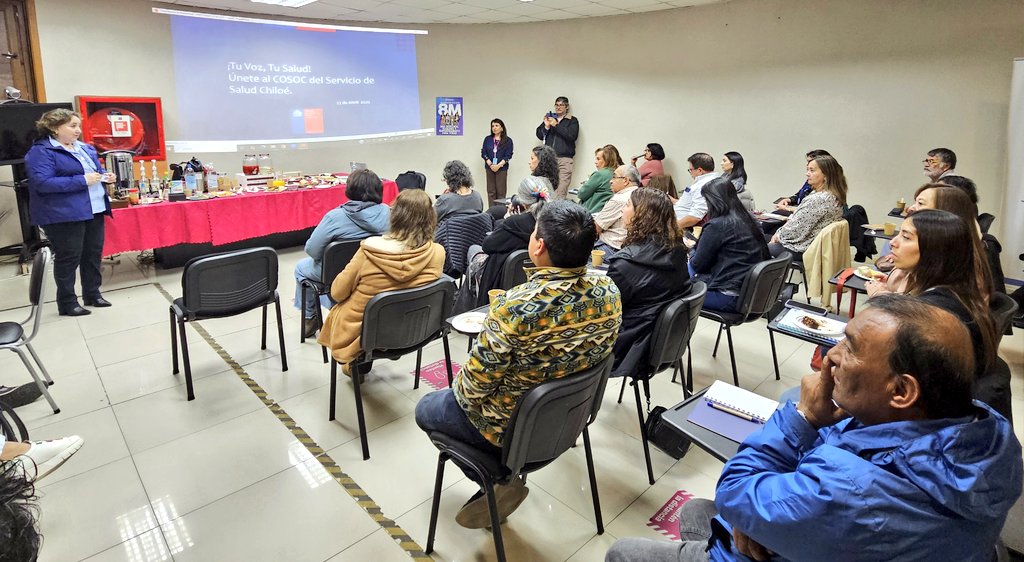 Servicio Salud Chiloé (@saludchiloe) on Twitter photo 📍Con gran convocatoria se desarrolla a esta hora la Jornada de Participación Ciudadana organizada por <a href="/SaludChiloe/">Servicio Salud Chiloé</a> y que reúne a referentes de participación de la red de salud y representantes de la comunidad de las diferentes comunas de la provincia 👏🏻 📍Con gran convocatoria se desarrolla a esta hora la Jornada de Participación Ciudadana organizada por <a href="/SaludChiloe/">Servicio Salud Chiloé</a> y que reúne a referentes de participación de la red de salud y representantes de la comunidad de las diferentes comunas de la provincia 👏🏻