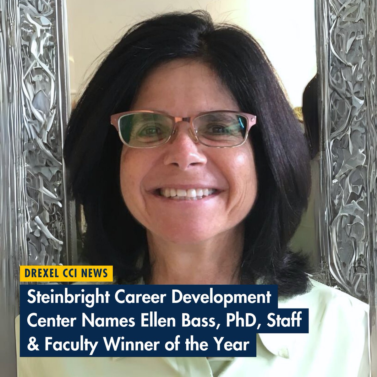 Congrats to Dr. Ellen Bass for being named Drexel Steinbright’s 2025 Staff &amp; Faculty Winner of the Year!

Dr. Bass earned this recognition for her exceptional mentorship and commitment to student success.

More: ow.ly/6fo350VGy6K
