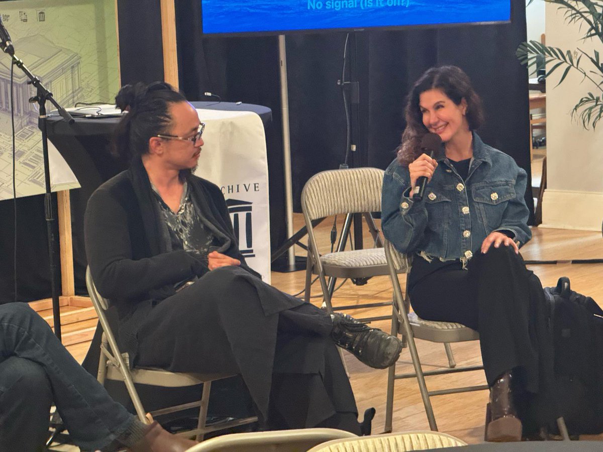 With wonderful <a href="/lai/">opentony</a> at the Internet Archive in SF, on AI and science based environmental data. 🌎🌱#ÆRTH