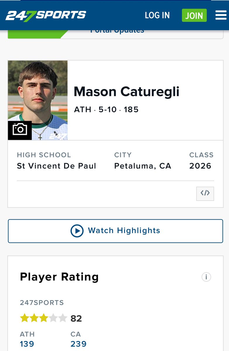 Mason Caturegli (@masoncaturegli) on Twitter photo Blessed to be ranked a 3⭐️ ATH! Thank you. <a href="/BrandonHuffman/">Brandon Huffman</a> <a href="/ttherzog/">Coach Trent Herzog</a> <a href="/PGregorian/">Paul Gregorian</a> <a href="/247Sports/">247Sports</a> <a href="/SVHS_FB/">St. Vincent de Paul College Prep Football</a> <a href="/CoachCamSVHS/">Cameron Eisenhauer</a> <a href="/FBCoachRivas/">Jason Rivas</a> Blessed to be ranked a 3⭐️ ATH! Thank you. <a href="/BrandonHuffman/">Brandon Huffman</a> <a href="/ttherzog/">Coach Trent Herzog</a> <a href="/PGregorian/">Paul Gregorian</a> <a href="/247Sports/">247Sports</a> <a href="/SVHS_FB/">St. Vincent de Paul College Prep Football</a> <a href="/CoachCamSVHS/">Cameron Eisenhauer</a> <a href="/FBCoachRivas/">Jason Rivas</a>