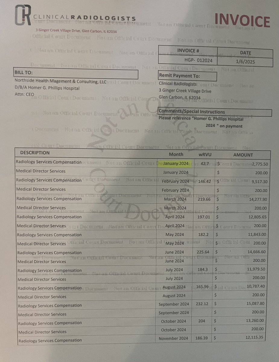gouldj77's tweet photo. Clinical Radiologist filed suit against Paul McKee’s now shuttered Homer G. Phillips Memorial Hospital earlier this month. Clinical Radiologist alleges the medical center owes $136K for services dating back to January of 2024. #DeadBeatDeveloper https://t.co/gZf3OmjkWf