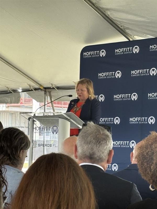 PascoEDC's tweet photo. Our team was excited to attend the topping out ceremony for @MoffittNews SPEROS FL yesterday! SPEROS FL is going to create over 11,000 jobs in Pasco County! Read more, https://t.co/BjaGahTxlD #workforceCONNECT #WorkforceWednesday #PascoProud https://t.co/edDr4uhlOU