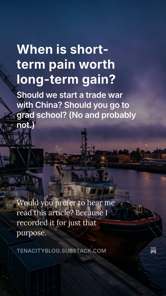 New Post! Being sassy about the trade war with this audience is maybe not as spicy a take as it might be on some other apps.

open.substack.com/pub/tenacitybl…