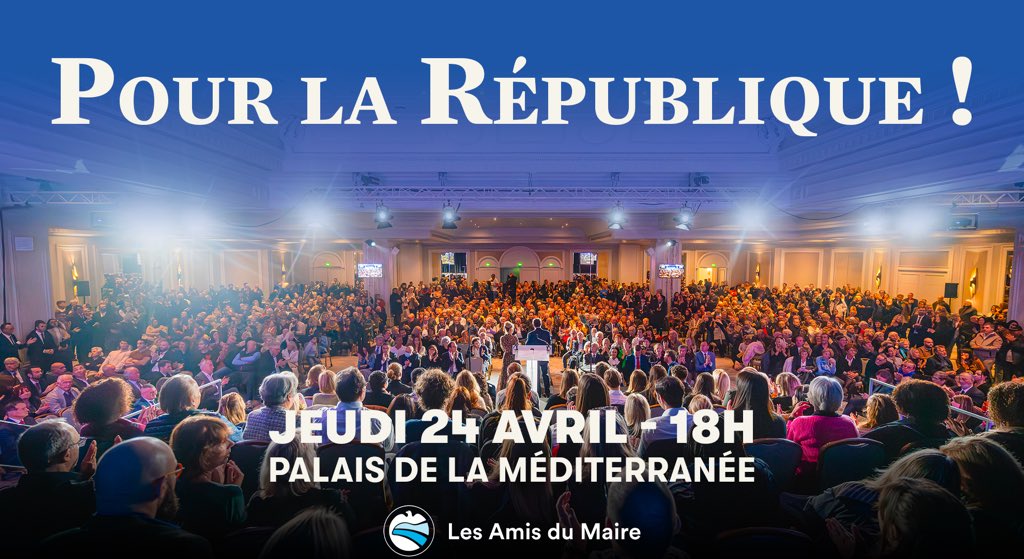 Je vous attends nombreux demain au Palais de la Méditerranée, à partir de 18h !
