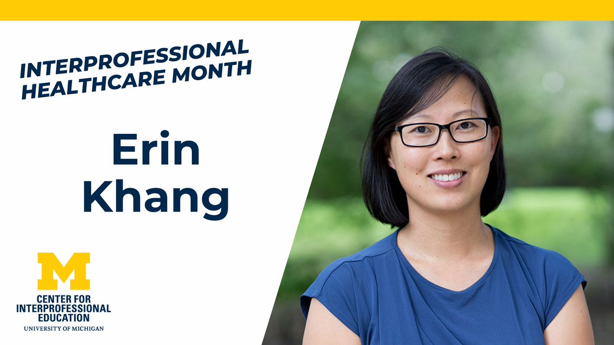 Michigan Center for Interprofessional Education (@umichhealthipe) on Twitter photo For Interprofessional Healthcare Month, we’re spotlighting Erin Khang. From ICU to pediatric dialysis, she’s championed creative, team-based solutions that center patients and families. Read the full spotlight: interprofessional.umich.edu/news-events/ne…
#IPHCMonth <a href="/ekhangMSW/">Erin Khang MSW</a> For Interprofessional Healthcare Month, we’re spotlighting Erin Khang. From ICU to pediatric dialysis, she’s championed creative, team-based solutions that center patients and families. Read the full spotlight: interprofessional.umich.edu/news-events/ne…
#IPHCMonth <a href="/ekhangMSW/">Erin Khang MSW</a>