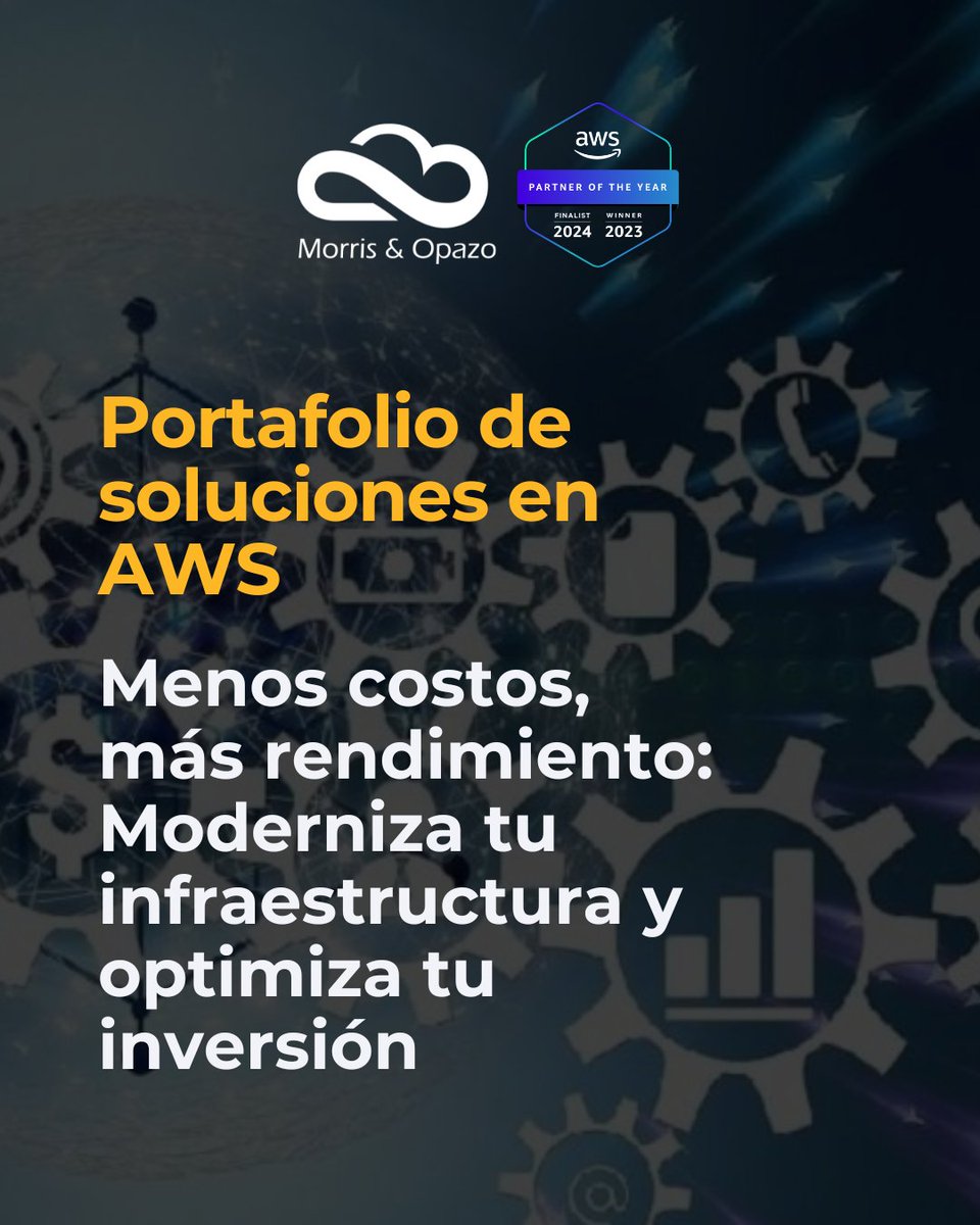 Menos costos, más rendimiento: así modernizamos la infraestructura de nuestro cliente con AWS hubs.li/Q03jBYnF0 Un entorno tradicional limitaba su escalabilidad y eficiencia. En Morris &amp; Opazo, diseñamos una estrategia de modernización cloud que transformó sus operaciones.