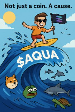 luke_niforatos's tweet photo. Tired of empty promises from meme coins? 💩
$AQUA is built with PURPOSE.

🌊 Memes + Mission = REAL Impact!
🧠 Powered by YOU, the community.

No rug pulls. Just ocean-saving waves.
Join the AquaCoin revolution today!
#AquaCoin #CryptoForGood #BlockchainForChange https://t.co/w4o8e2hB9v