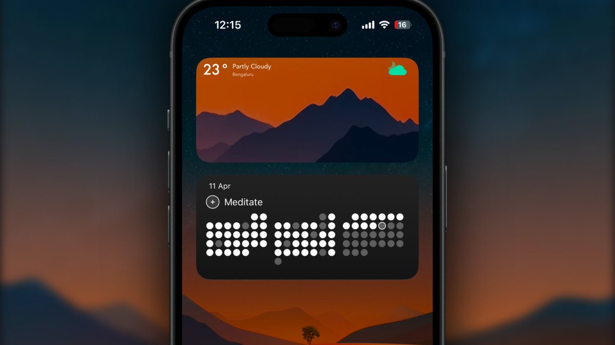 Built a minimal, beautiful iOS widget for my app shows your streaks at a glance, which you can checkoff from 
What do you think?
 #buildinpublic 
Checkout  here - apple.co/3YeYVIy