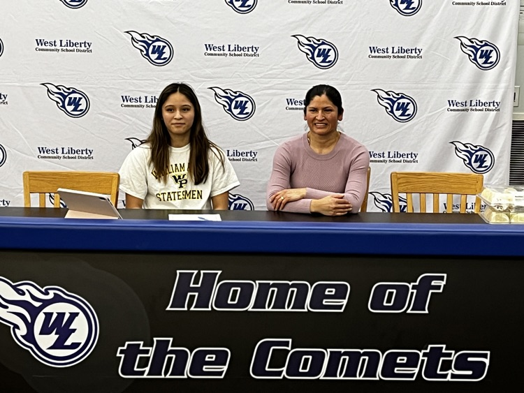WestLibertyCSD's tweet photo. Congratulations to Silvia Garcia-Vasquez as she signs with William Penn to continue her education with a focus on nursing and to wrestle! #collegesigning #1stWLGirlsWrestlingStateChamp https://t.co/MzMfasztOu