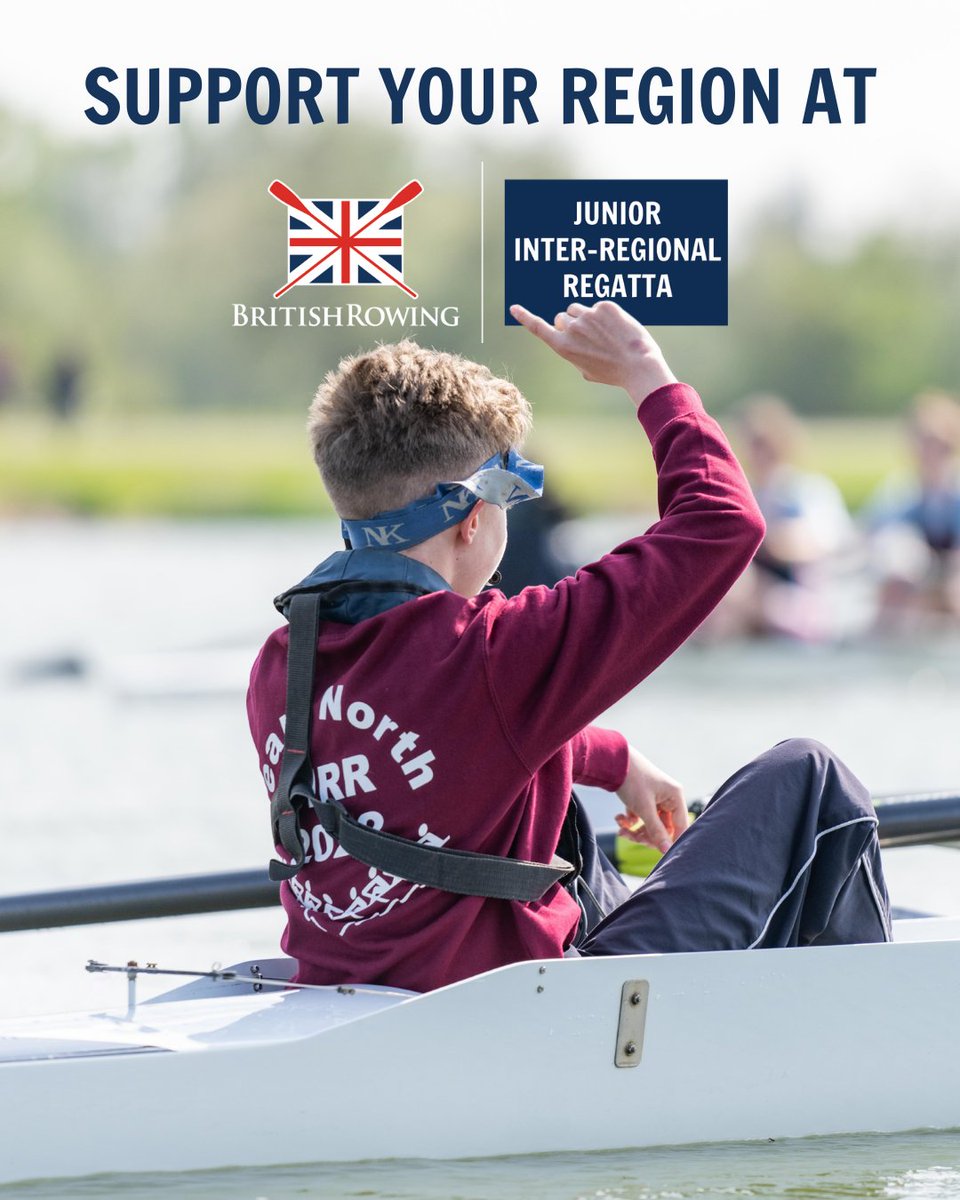 Support your region at Junior Inter-Regional Regatta this weekend! 🏆

A record number of juniors athletes will represent their region this weekend - for some it'll be a step on the path that leads to representing their country!🇬🇧

Provisional timetable 👇
britishrowing.org/events/events-…