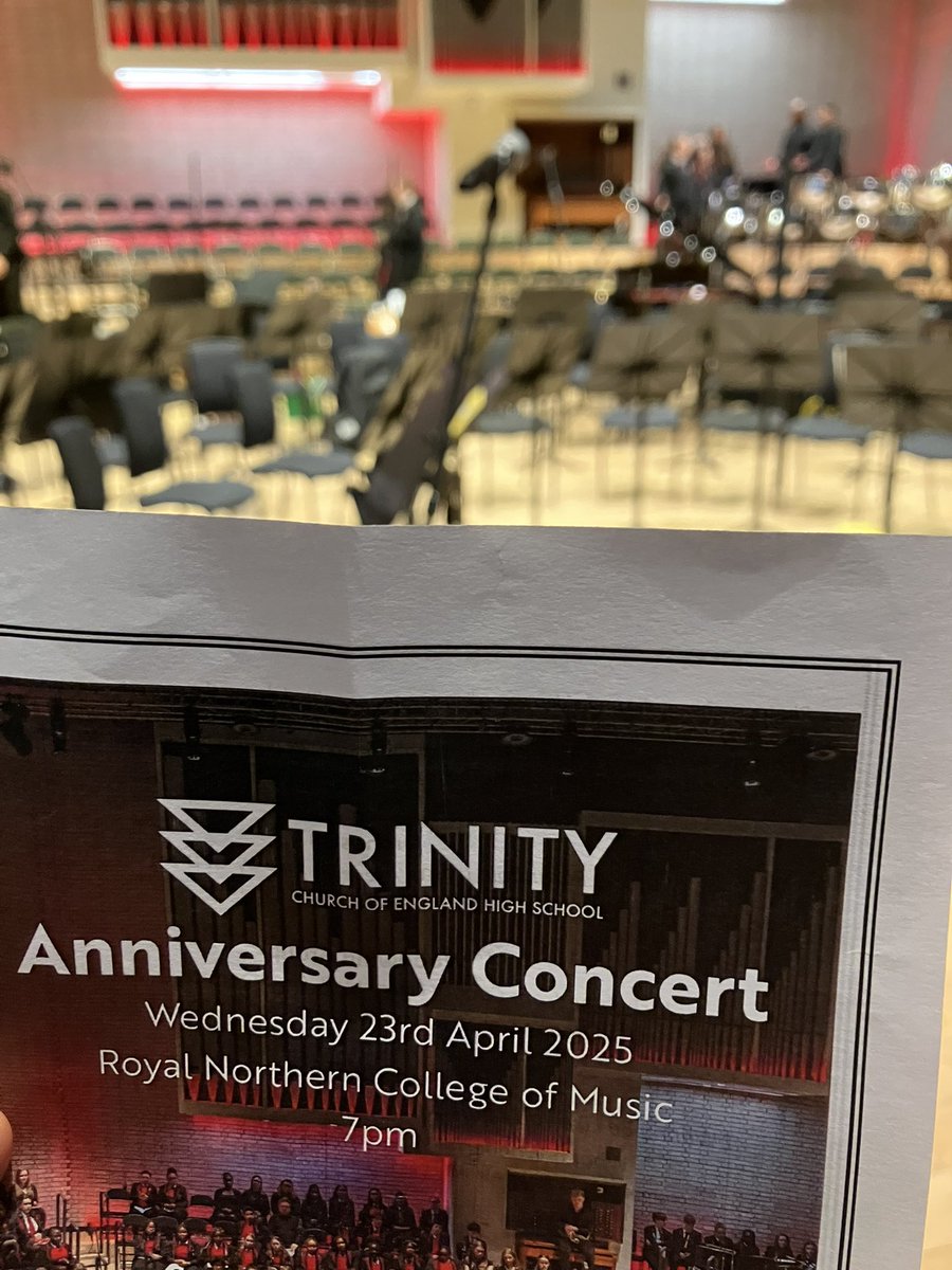 An amazing anniversary concert from <a href="/TrinityHighMus/">Trinity High Music</a> at the RNCM. Every year Katrina and team raise the standard of performance and the schools passion for music educations A privilege to be here to enjoy it. <a href="/OneEducation/">One Education</a> <a href="/OneEdMusic/">One Education Music</a> so much talent in Manchester schools