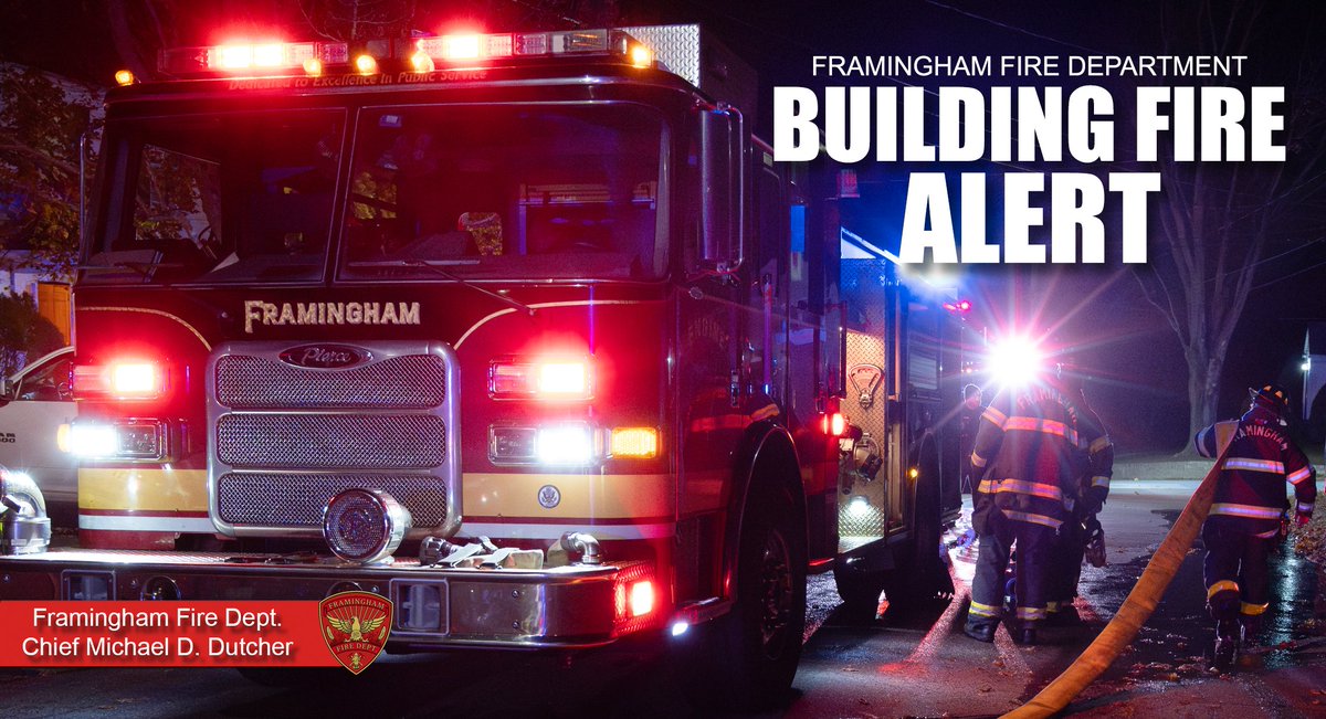FraminghamFire's tweet image. ⚠FIRE ALERT: FFD is now responding to a working fire on Alexander St, near Irving St &amp;amp; Wellington Ave. For your safety and to allow emergency vehicle access, please avoid the area and find alternate routes. @Framingham_MA