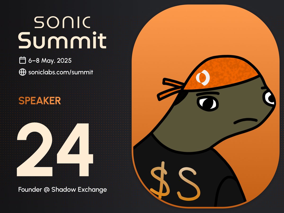 Want insights from a top DEX builder?

Hear from <a href="/cryptohamm/">24 dollars 💥</a> at Summit, Founder of Shadow.

From Fantom OG to DeFi innovator, 24 has led <a href="/ShadowOnSonic/">Shadow Exchange x(3,3) 💥</a> to the frontlines of the global DEX game.

🗓️ May 6–8, Vienna
🎟️ soniclabs.com/summit
