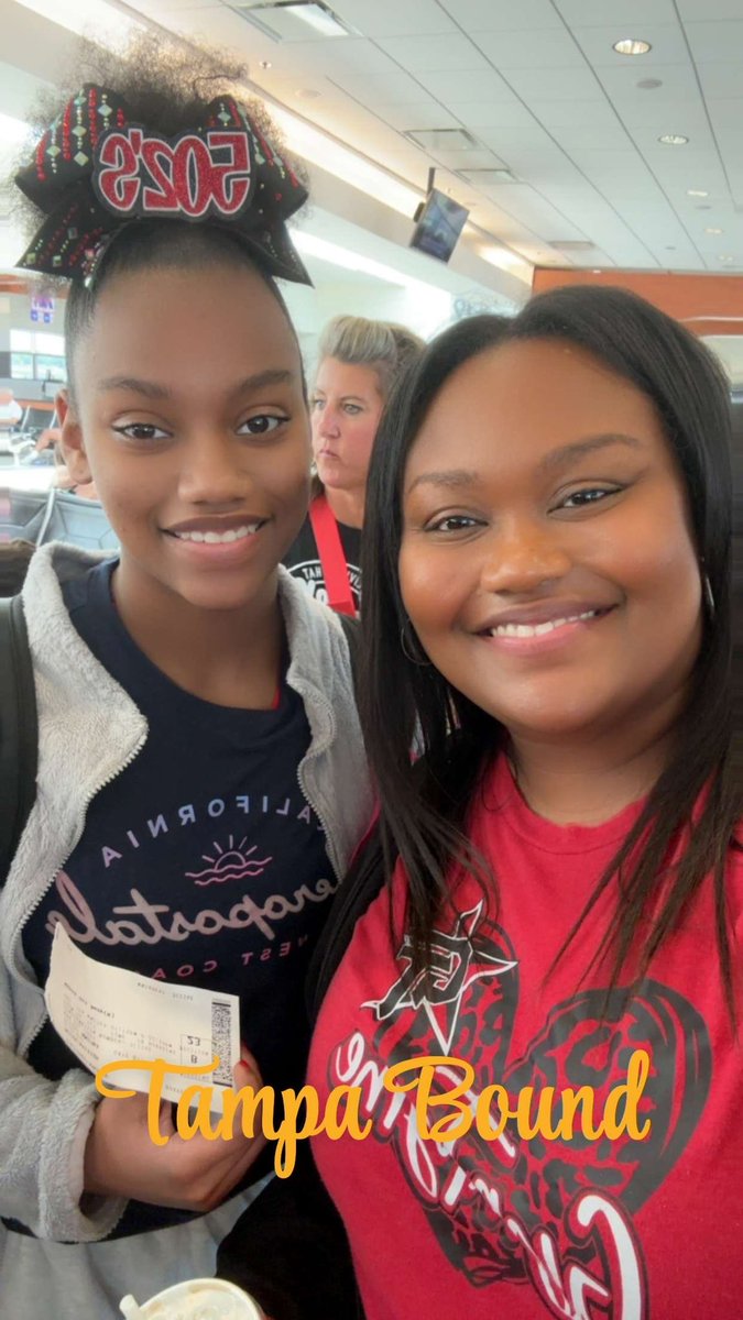 Safe travels🙏🏽 to my wife and Ryleigh as they head to Tampa ✈️ for Youth Summit! Proud of all the hard work—go out there and kill it! Let’s go 502’s! 📣🔥 #CheerLife #502Strong