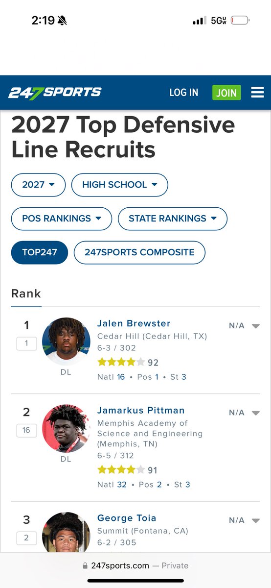 Jamarkus Pittman (@jpittman52) on Twitter photo Blessed to be ranked the number two c/o 27 DL in country <a href="/BHZKID23/">Cedric Miller</a> <a href="/Coach_CJ15/">Christian Johnson</a> <a href="/TPartee97/">TP97</a> <a href="/CoachMoneyMitch/">THE PHARAOH 🥷🏿</a> <a href="/MidSouthPhenom/">Mid-South Phenom</a> <a href="/MASEAthleticDep/">MASE Athletic Dept.</a> Blessed to be ranked the number two c/o 27 DL in country <a href="/BHZKID23/">Cedric Miller</a> <a href="/Coach_CJ15/">Christian Johnson</a> <a href="/TPartee97/">TP97</a> <a href="/CoachMoneyMitch/">THE PHARAOH 🥷🏿</a> <a href="/MidSouthPhenom/">Mid-South Phenom</a> <a href="/MASEAthleticDep/">MASE Athletic Dept.</a>
