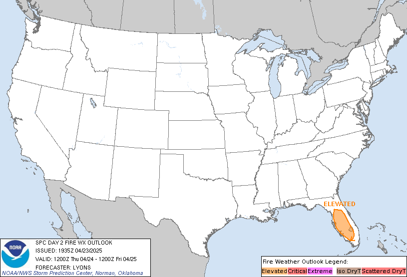 NWSSPC's tweet photo. 2:37pm CDT #SPC Day2 #FireWX  https://t.co/LEoXKVkfmU https://t.co/2cxajMjiCE