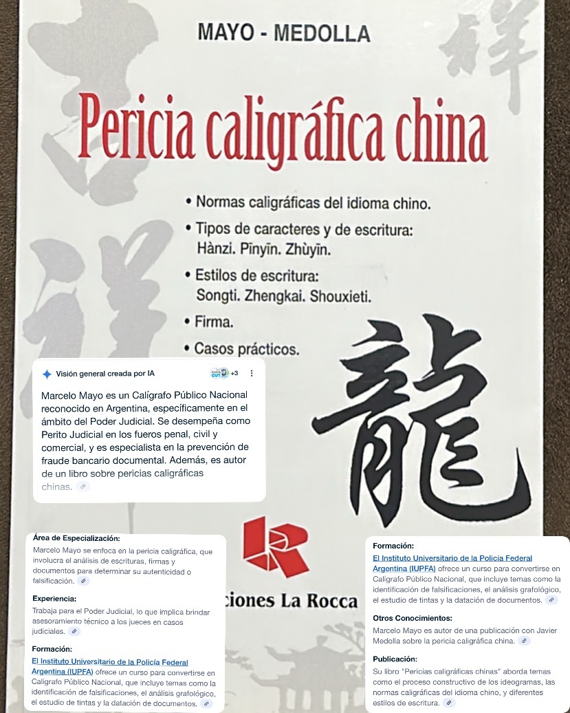 RaymondOrta's tweet photo. Agradecido con Marcelo Mayo por el envío de su obra . Recomiendo tenerlo en toda biblioteca de peritos y abogados.
Es una cultura sumamente interesante e igual si escritura #criminalistica #grafoscopia #forenses #documentologos #documentoscopia #grafotecnica #criminalística #c… https://t.co/BaRAvq5pn6