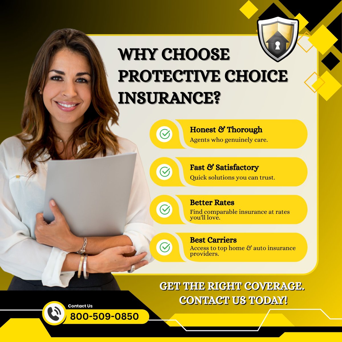 ChoosePCI's tweet image. Why Do So Many Trust Protective Choice Insurance? ✨

We go beyond quotes — we deliver peace of mind.

📞 Call now at 800-509-0850
💡 Let’s get you the right coverage — stress-free!

#ProtectiveChoiceInsurance #FloridaInsuranceExperts #InsuranceMadeEasy #BetterCoverageBetterLife