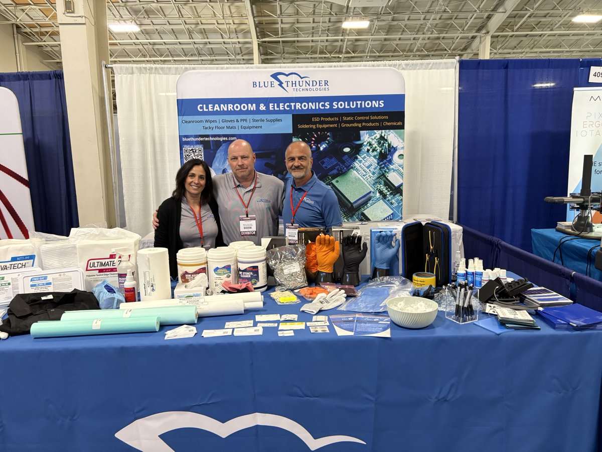 BlueThunderTech's tweet photo. We’re at the Del Mar SMTA Expo &amp; Tech Forum – Stop by Booth #407 to say hello!

#SMTA #DelMarSMTA #ElectronicsManufacturing #BlueThunderTechnologies #SMTAExpo https://t.co/CPqSsdQzoE