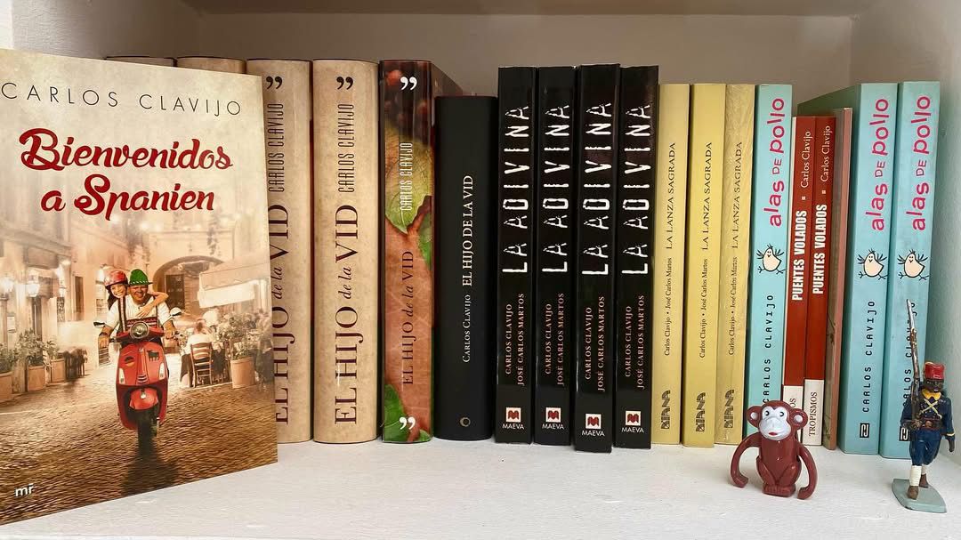 Las novelas de mi hermano CARLOS CLAVIJO <a href="/carlosclavijo22/">❤️‍🩹 Carlos Clavijo Cositas Buenas</a> 
-ALAS DE POLLO 
-PUENTES VOLADOS
-EL HIJO DE LA VID
-LA ADIVINA/LA LANZA SAGRADA 
-BIENVENIDOS A SPANIEN