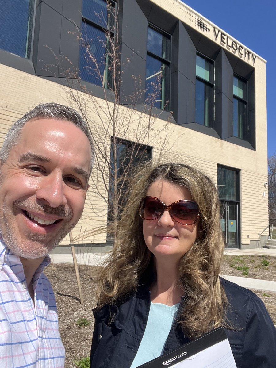 It was a blue sky day for some blue sky thinking this week. Mike and Aimee spoke with start-ups at the University of Waterloo’s Velocity incubator in Kitchener, Ontario.