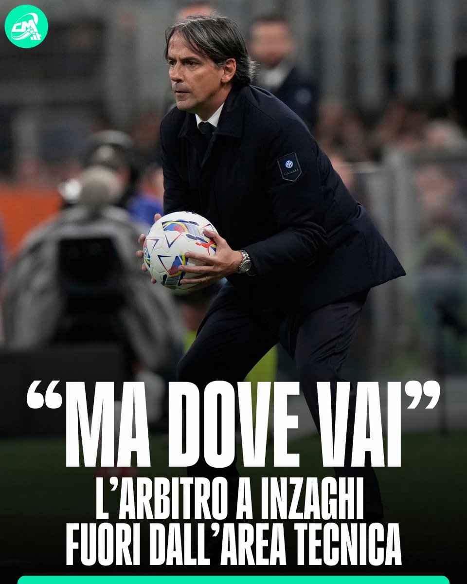 calciomercatoit's tweet image. 👀SIPARIETTO #INZAGHI-#DOVERI

Il tecnico dell'#Inter, molto fuori dall'area tecnica, è stato redarguito dal direttore di gara che, sorridendo, gli ha detto: "Ma dove vai"

Fonte: Mediaset

#InterMilan