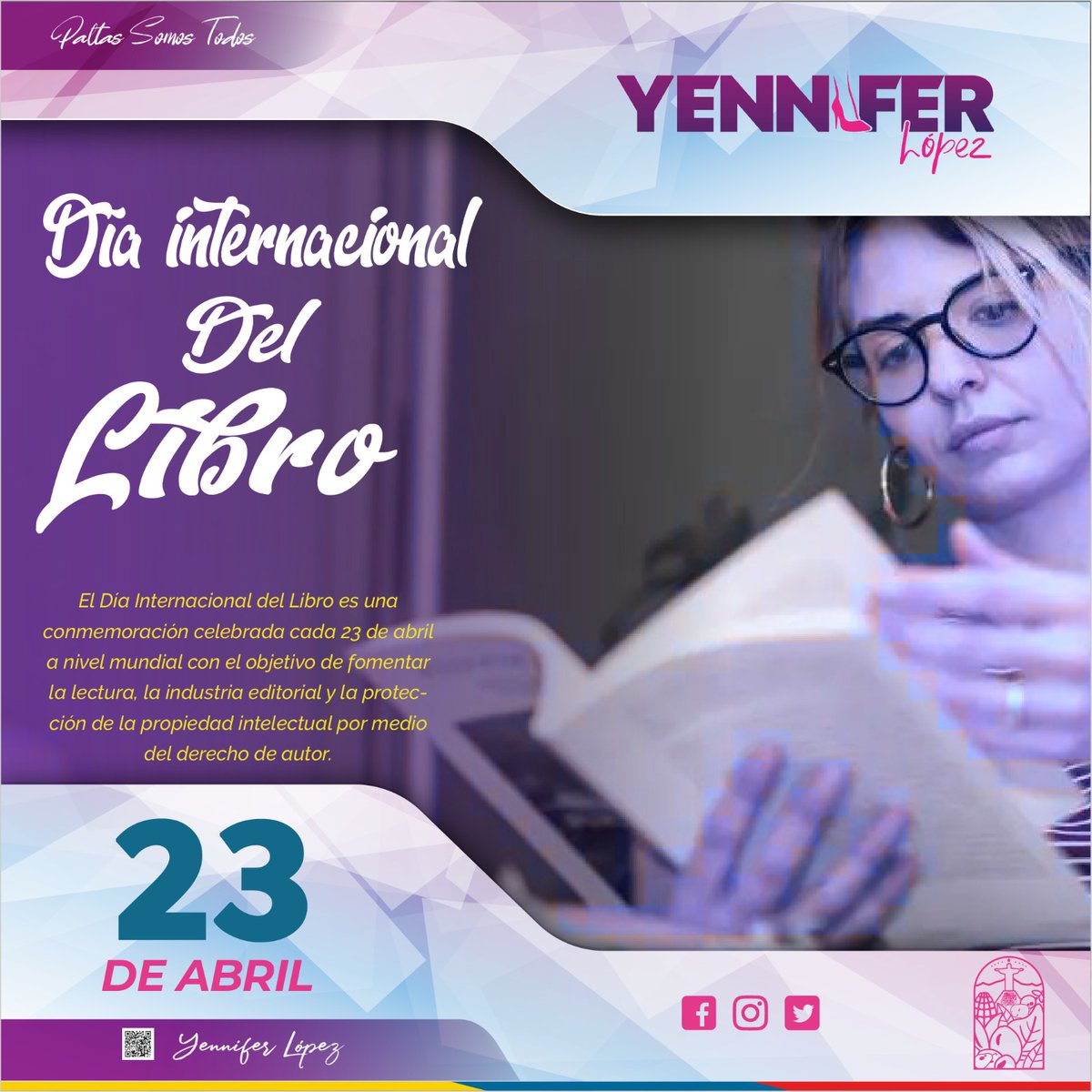 📚 En este Día del Libro, recordemos que para ser un buen líder, un requisito básico es la educación a través de la lectura. 📖 La lectura no solo amplía nuestro conocimiento, sino que también nos permite entender diferentes perspectivas y tomar decisiones informadas
#DíaDelLibro