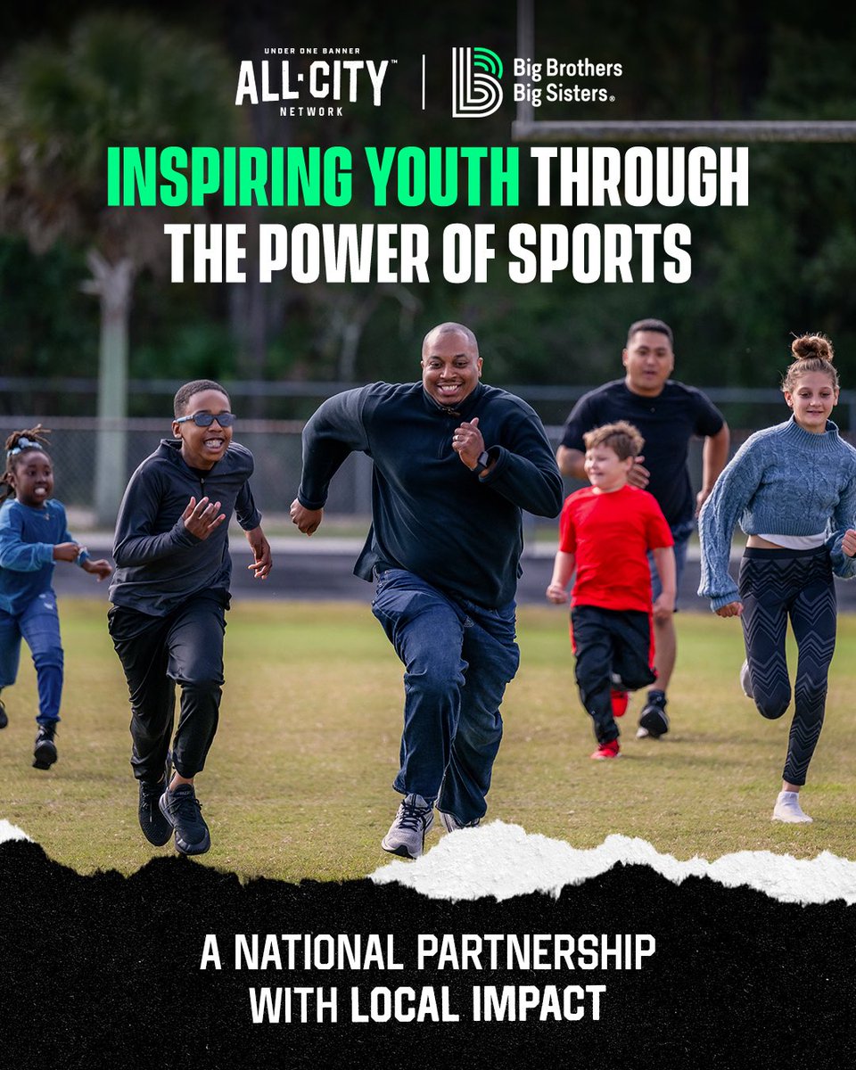 ALLCITY Network (@allcity_network) on Twitter photo Big news! We’re launching a 3-year national partnership with <a href="/BBBSA/">Big Brothers Big Sisters of America</a> to bring mentorship and community impact to every city we serve. Big news! We’re launching a 3-year national partnership with <a href="/BBBSA/">Big Brothers Big Sisters of America</a> to bring mentorship and community impact to every city we serve.