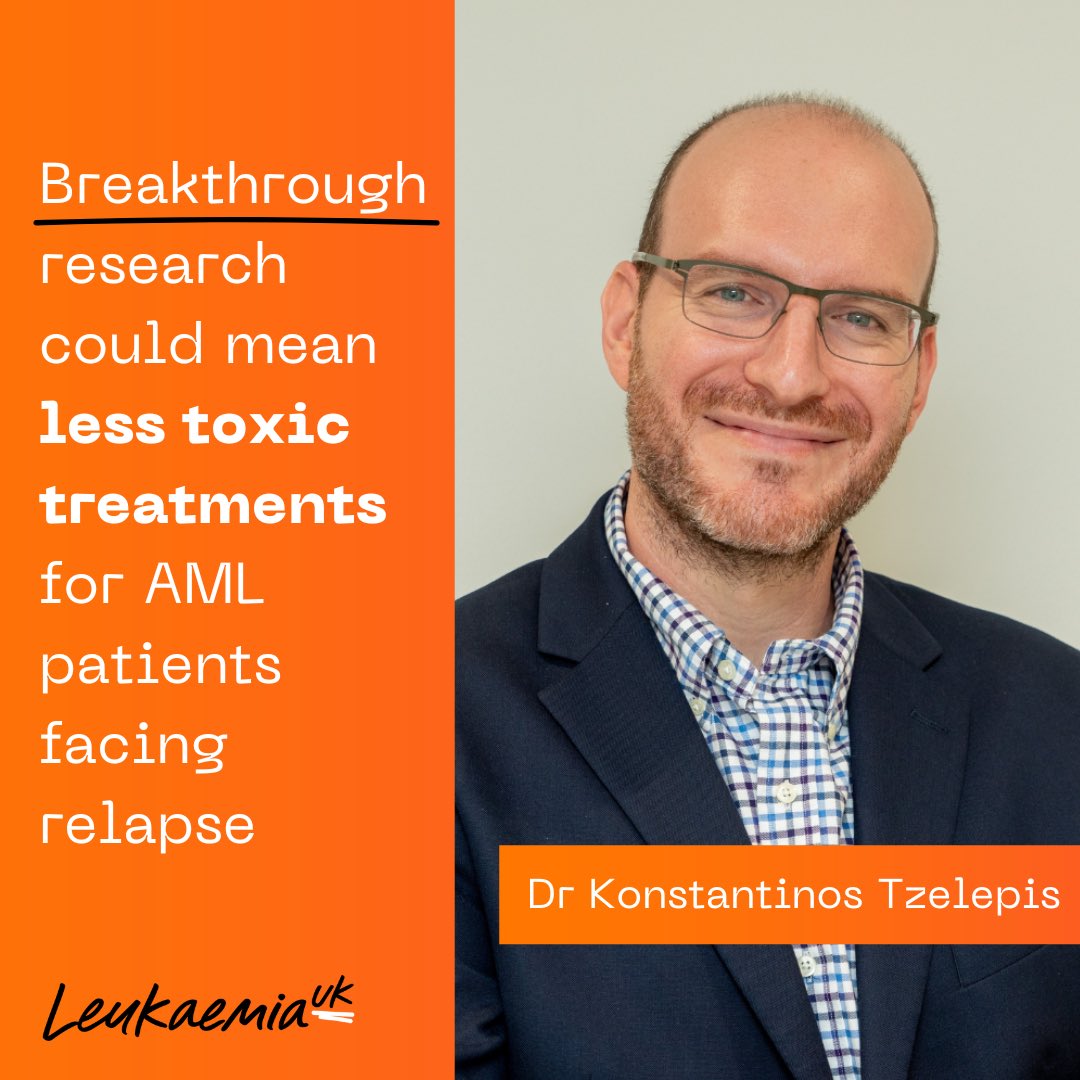 Leukaemia UK (@leukuk) on Twitter photo A breakthrough from our funded researcher <a href="/TzelepisLab/">Kostas Tzelepis</a> and team! 💡
They've discovered a new target on AML cells - a protein called csNPM1 that’s normally hidden inside of cells, but appears on the surface of some cancer cells.
🔗 Read more: nature.com/articles/s4158… A breakthrough from our funded researcher <a href="/TzelepisLab/">Kostas Tzelepis</a> and team! 💡
They've discovered a new target on AML cells - a protein called csNPM1 that’s normally hidden inside of cells, but appears on the surface of some cancer cells.
🔗 Read more: nature.com/articles/s4158…