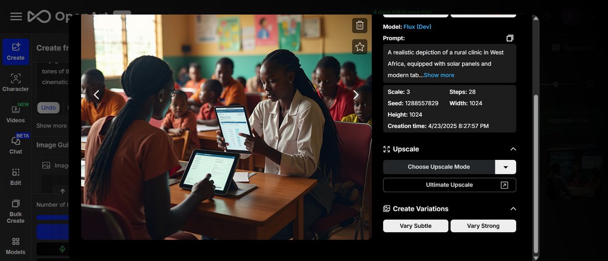 DChristmasEve's tweet photo. Day 2: Image prompting.
For years, my world revolved around lab reports, diagnostics, and data—solving real problems in real communities.
Now, I’m learning to speak the language of AI—blending creativity with healthcare insight through the #ALX_AiSK journey @alx_africa https://t.co/4svXQle8ON
