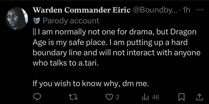 — FENRIS . (@woveninlyrium) on Twitter photo 🩸—
Hi! I thought I should clear some things up Since Bishop/Silver is trying to start shit with me here due to the fact multiple people in the cod verse decided to block them due to their own gross behaviour.
Let me address this! 🧵 🩸—
Hi! I thought I should clear some things up Since Bishop/Silver is trying to start shit with me here due to the fact multiple people in the cod verse decided to block them due to their own gross behaviour.
Let me address this! 🧵