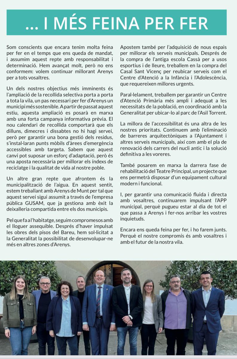 Junts Per Arenys tweet media