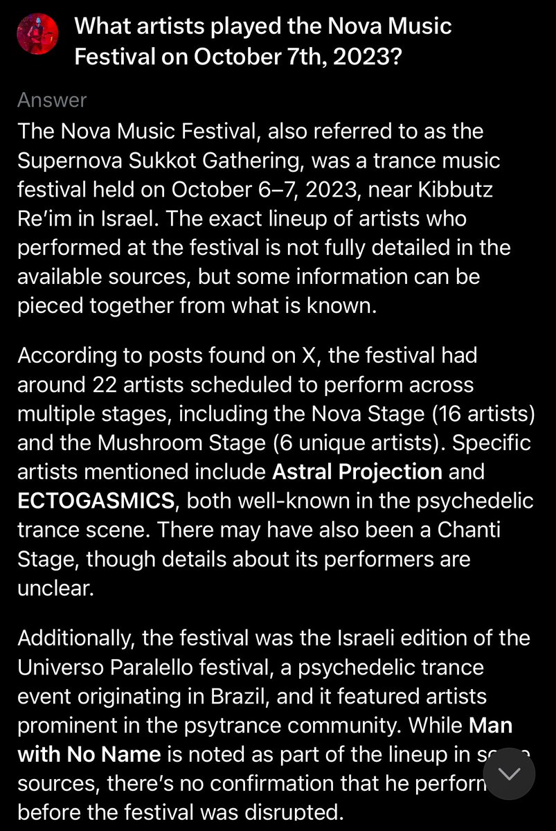 So why aren’t there a lineup of the “festival”, or why haven’t any of the artists spoke up about their experience when it all went down? 
(ex. Eagles of Death Metal during the Bataclan shooting in France)