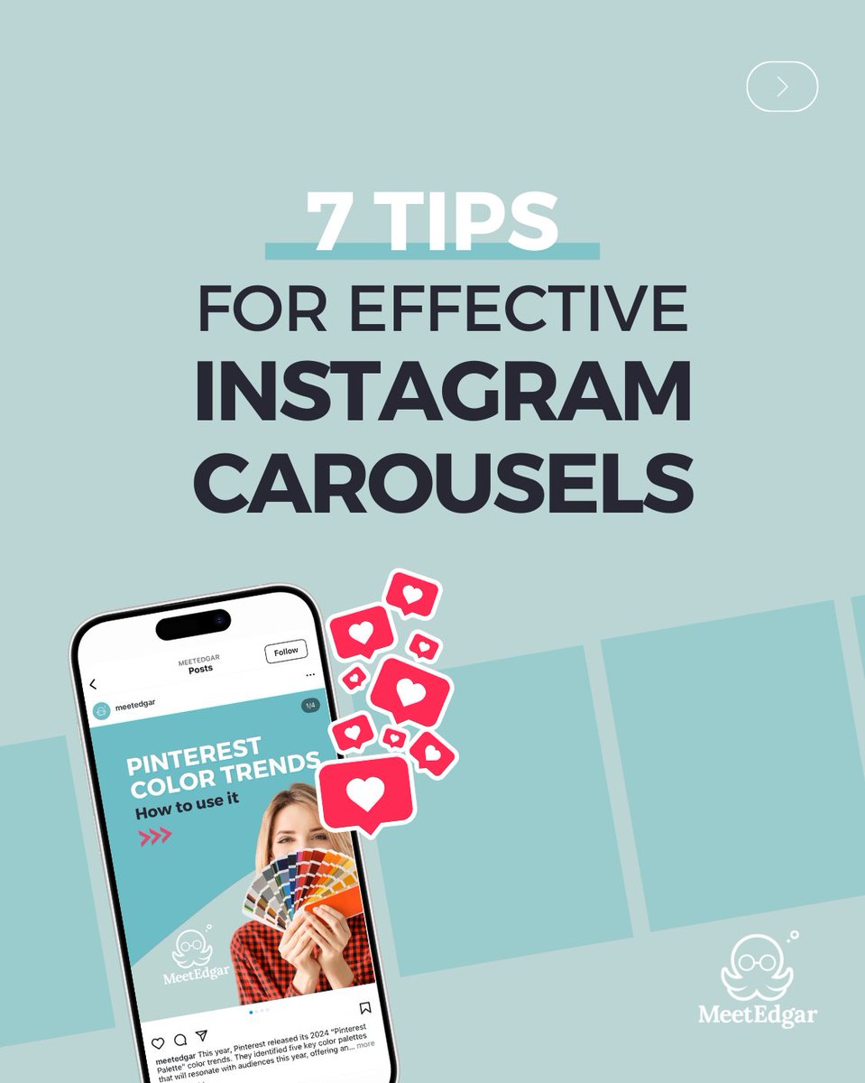 Instagram carousels often outperform single posts—and even Reels.
But what makes a carousel actually work? 🤔

We gathered 7 expert-backed tips you can use
🔗 meetedgar.com/blog/instagram…