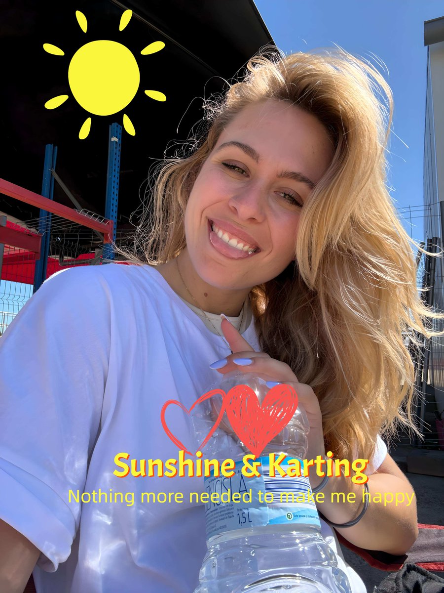 Regards from #Spain 🇪🇸 Did a few laps on the kart track with good friends. Great fun!😀Would you like to see more 📷🤩? Who was I with?
Tomorrow, I'll be back on the track in the kart💪
#sophia #racegirl #unscripted #PushingBoundaries #inclusion #havingfun