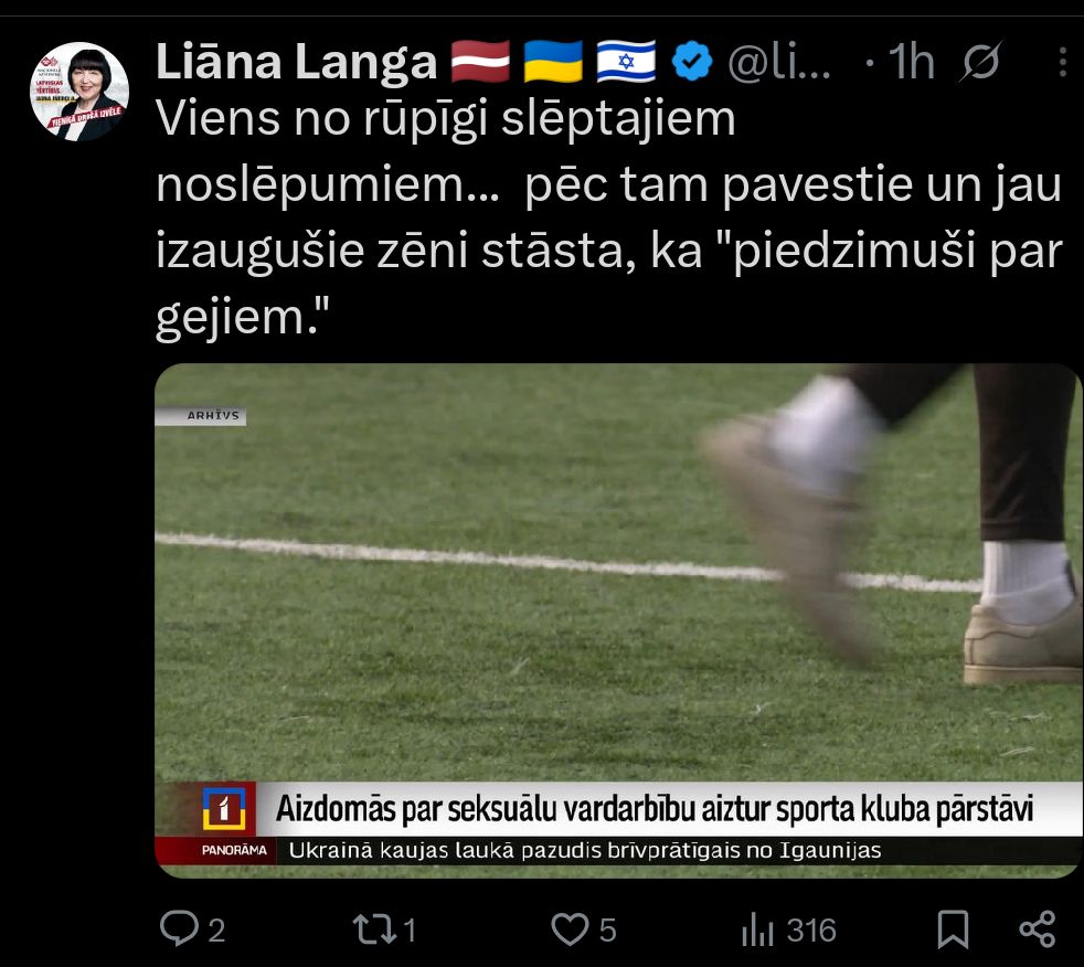 Es pareizi saprotu? <a href="/liana_langa/">Liāna Langa 🇱🇻 🇺🇦 🇮🇱</a> atbalsta seksuālu vardarbību pret bērniem?