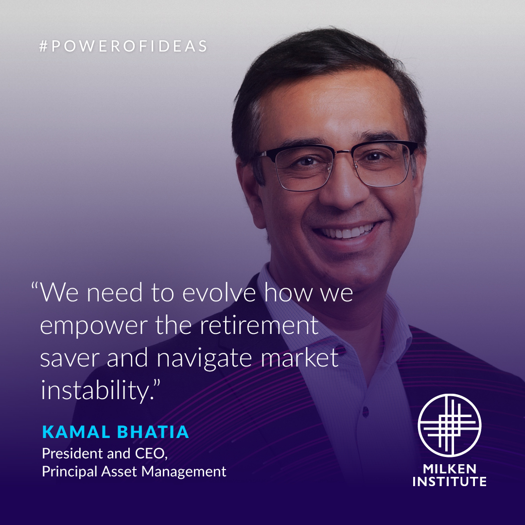 Milken Institute (@milkeninstitute) on Twitter photo Kamal Bhatia, President and CEO of @Principal Asset Management, writes for our Global Conference #PowerofIdeas series about innovating retirement solutions.
Read Kamal's full essay here: milkeninstitute.org/content-hub/po…
Find the entire collection here: milkeninstitute.org/events/global-…
#MIGlobal Kamal Bhatia, President and CEO of @Principal Asset Management, writes for our Global Conference #PowerofIdeas series about innovating retirement solutions.
Read Kamal's full essay here: milkeninstitute.org/content-hub/po…
Find the entire collection here: milkeninstitute.org/events/global-…
#MIGlobal