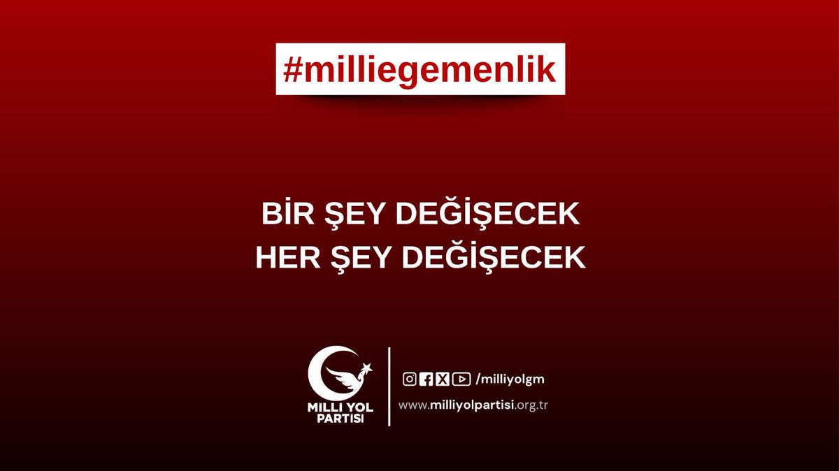 Degisim icin, gelecek icin Milli Yol Partisi istikrarli ve milli guc ile hizla ilerliyor. Cocuklarimiza temiz bir gelecek icin varız
#milliegemenlik
#23nisan
#milliyolpartisi
#ötekiçocuklar
#remziçayır
#deprem