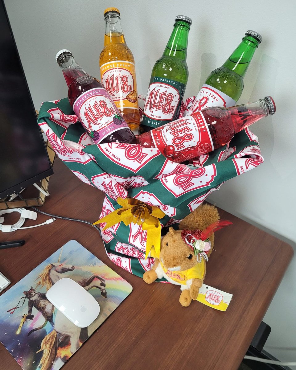 What would we do without awesome admins? Sure, flowers are a great sign of appreciation, but an Ale-8 bouquet is way more practical. Also, we’re not here to tell you how to live your lives, but maybe let them know you appreciate all they do more than one day each year. 

Note: We