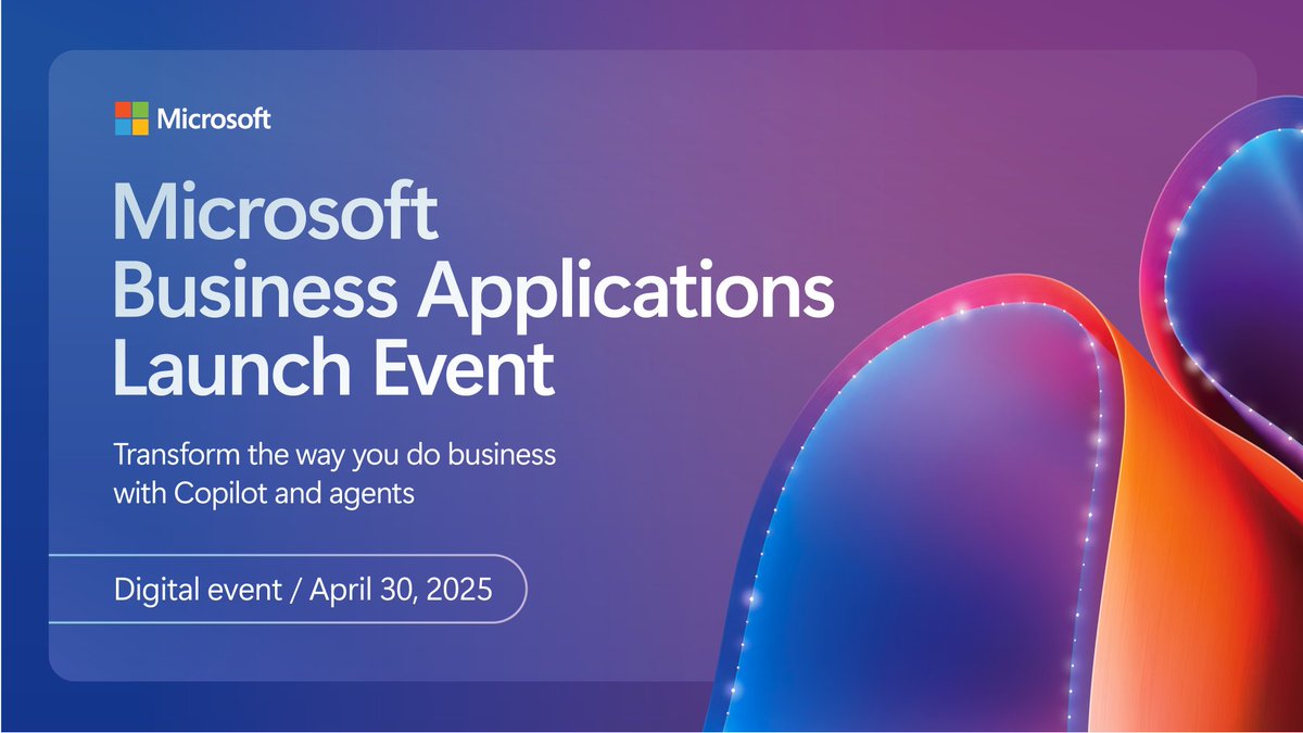 MSPowerPlat's tweet image. Increase your effectiveness by automating everyday business processes.  Learn how at the Microsoft Business  Applications Launch Event: msft.it/6010SHTyY #MSBizAppsLaunchEvent #MSDyn365 #PowerPlatform
